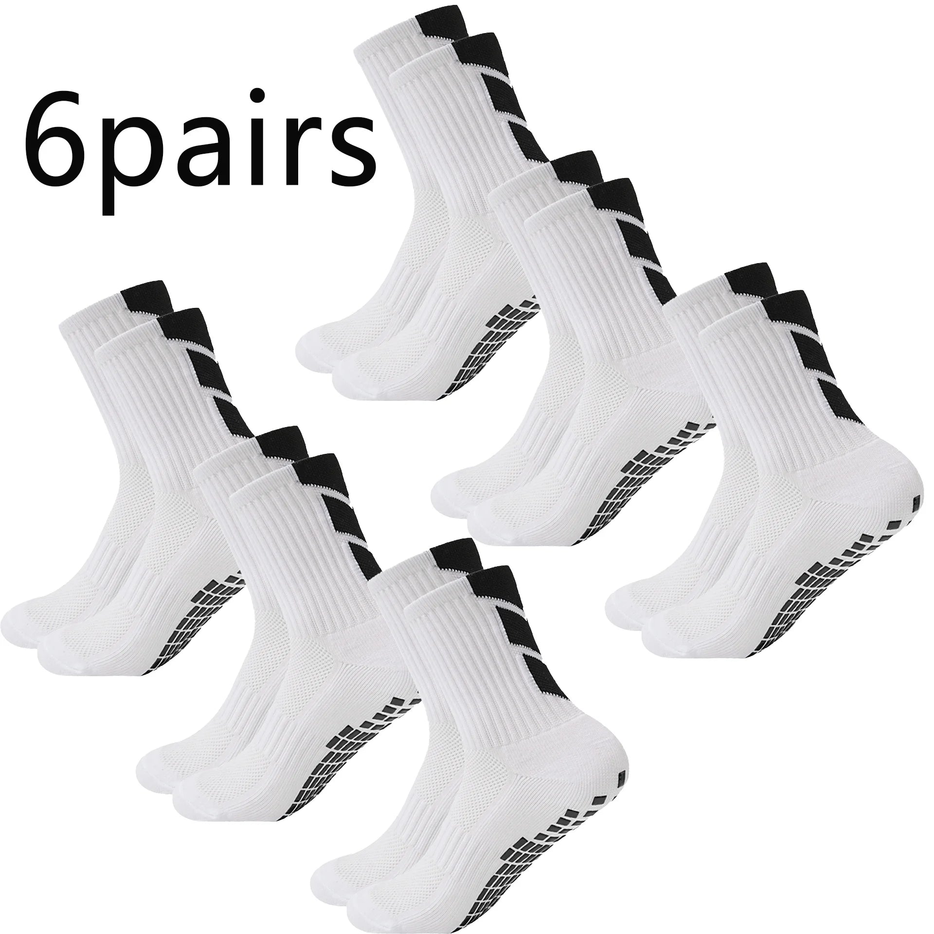 1/4/6/10pairs size38-45mid tubegluedfootball socksfor sports training andcompetition non slip and breathable socks  basketball