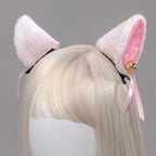 Anime Cat Ear Hairclip Cosplay Lolita Kawaii Kitten Headdress Cute Cartoon Animal Headwear Halloween Party Costumes  Accessories