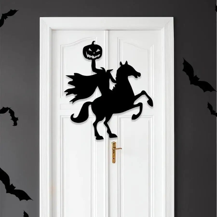 2026 Evil Pattern Halloween Wall Sticker Removable Decal Waterproof Decor For Door Window Indoor Home Party Supplies