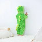 Baby Girls Long-sleeve Onesies Kigurumi Infant Dinosaur Animal Cartoon Romper Newborn Boys Pajamas For Christmas Halloween