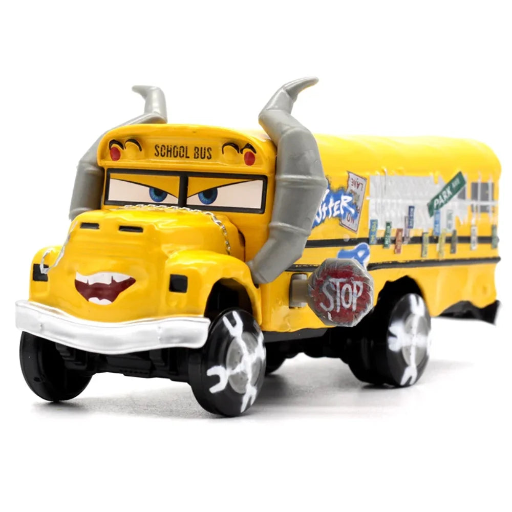 #NEW Children Car Pixar Cars 2 3 Lightning McQueen Fillmore Frank 1：55 Metal Model Racing Car Toy Children's Birthday Gift