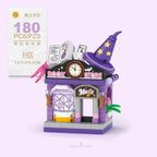 NEW Amusement Park Carousel Pirate Ship Ferris Wheel Halloween Game Street View Building Blocks Kit Girl Bricks Model Toy