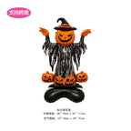 2026 Large Halloween Aluminum Film Balloons Bat Pumpkin Ghost Monster Inflatable Seated Standing Halloween Balloon Party Supplie