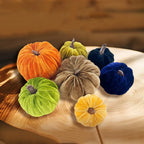 5PCS Halloween Pumpkin Set 5CM Artificial Pumpkin Decorations Halloween Party Foam Pumpkin Desktop Ornament Halloween Decor