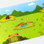 New Sticker Book Focus Potential Development Reusable Stickers Cartoon Animal Enlightenment Baby Early Education Book For Kids