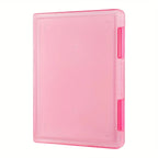 1pc Multi-layer Portable File Box, Portable Transparent File Box, A4 Plastic PP File Box , Waterproof Contract Storage Box