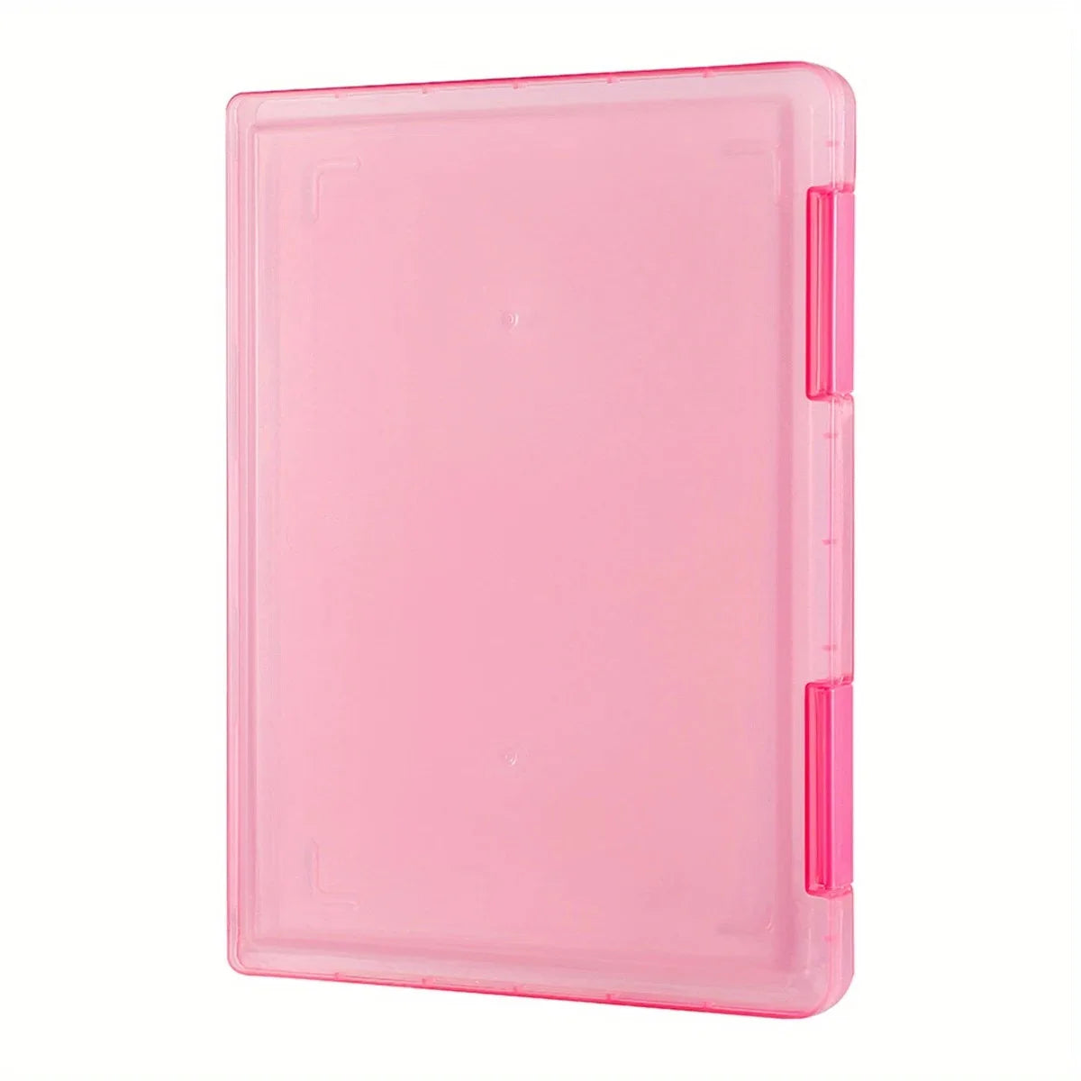 1pc Multi-layer Portable File Box, Portable Transparent File Box, A4 Plastic PP File Box , Waterproof Contract Storage Box