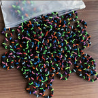 50/100Pcs Hair Bands for Children Colorful Nylon Scrunchie Hair Ties Rubber Band Kids Elastic Hair Leagues Girl Accessories