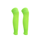 Loogdeel Adult Leg Warmers Elastic Soccer Shin Guard Calf Socks Over Knee Men Sports Compression Protection Long Sleeve Training