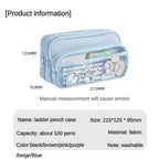 Clear Transparent Pencil Case, Large Capacity Multifunctional Stationery Storage Bag for School Students, Durable & Convenient
