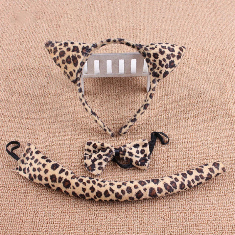 Anime Cute Animal Dress Cosplay Giraffe Frog Tiger Mouse Monkey Costumes Accessory Sweet Headwear Tail Bow Birthday Day Gifts