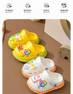 Kids Summer Hole Sandals Soft Cartoon Beach Shoes for Children