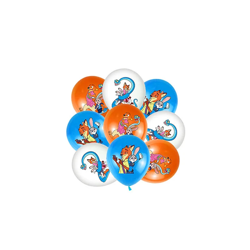 NEW Zootopia Party Favor Zootopia 2 Birthday Decoration Judy Nick Gary Party Supplies Zootropolis Coil Notebook Box Bag Card Kid