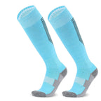 Loogdeel Soccer Socks Stretchy Compression Knee High Tube Socks Men Women Teens Kid Breathable Football Athletic Sports Socks