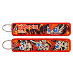 Japanese Anime Elf Monsters Keychain for Cars Backpack Key Holders Embroidery Keyrings Key Tag Jet Tag Accessories Gifts 1pcs