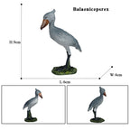 Oenux Garden Bird Figurines Snowy Owl Toucan Bucerotidae Animals Model PVC Action Figures Collection Toys For Kids Birthday Gift