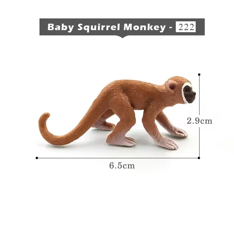 Simulation Fox Rabbit Squirrel Parrot Bird Badger Figurine Animal Model Home Decor Miniature Fairy Garden Decoration Accessories
