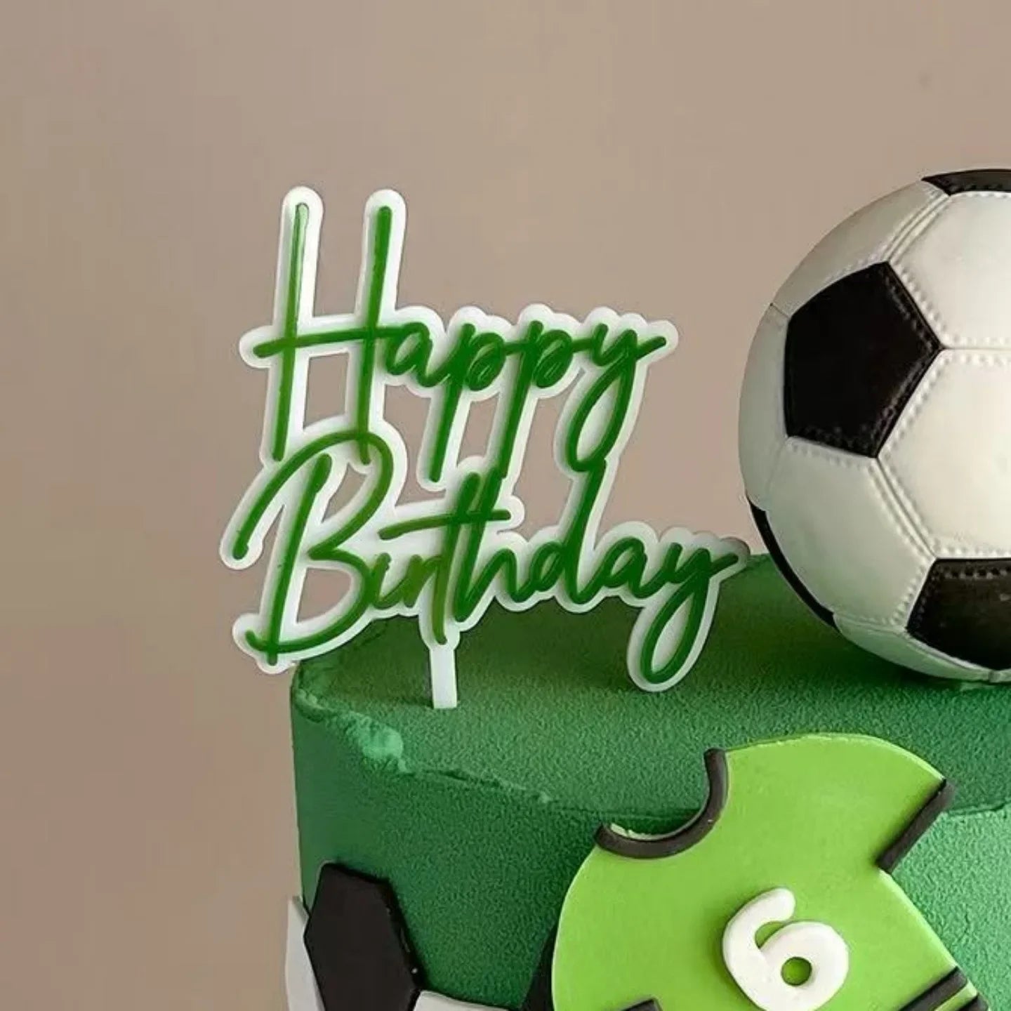 Football Boy Cake Topper Soccer Player Doll Decor for Birthday Party Sports Theme Childrens Celebration Supplies Cupcake Decor