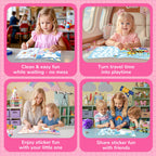 1/2PCS CutteeyFyry Sticker Book By Number Unicorn Stickers Paint Book For Kids Paint by Number Sticker Book Keep Kids Busy