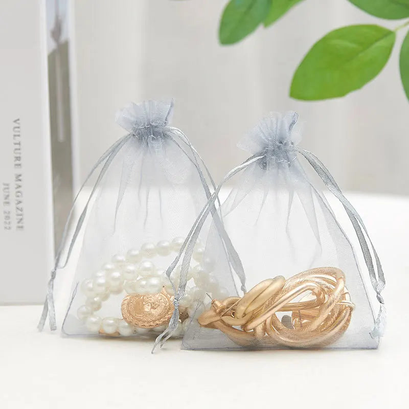 Colorful Organza Gift Bags for Jewelry and Party Decor