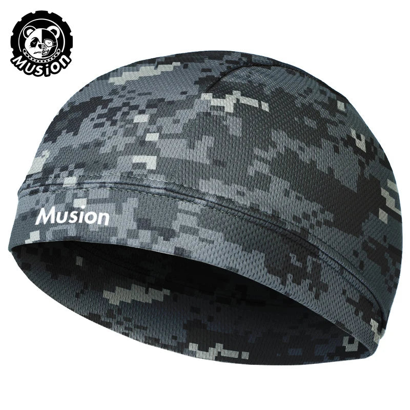 Musion Original Design Motorcycle Head Cover Helmet Cap  Moisture Wicking Dry Fit Skull CapHelmet Inner Helmet for Cycling