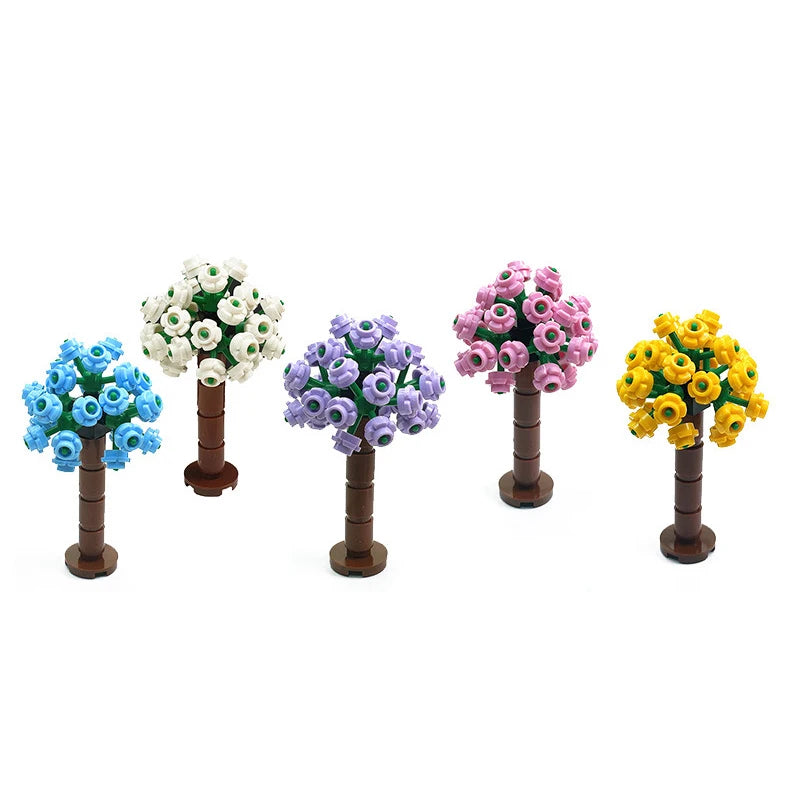 City Plant Building Blocks Accessories for DIY Brick Creations