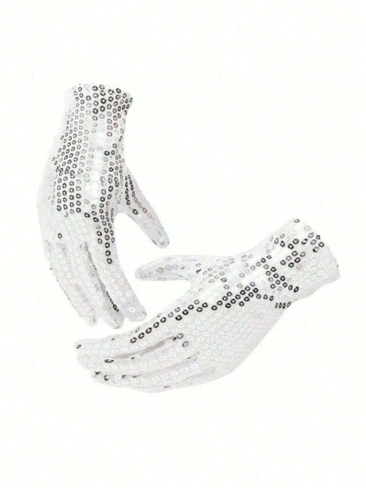 Michael Jackson Costume Accessories Set - Sequin Fedora Hat + Rhinestone Gloves + Aviator Sunglasses, Halloween Cosplay Party Dr