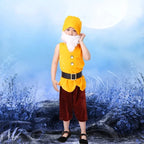 Children Snow White Seven Dwarfs Costume Children Christmas Halloween Short Sleeves Costumes Kids Cosplay Performance Costume