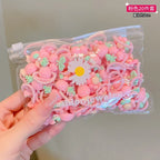 Children's Rubber Band Does Not Hurt The Hair Elastic Girl Head Rope Small Tie Hair Chirp Scrunchies Headdress Baby Accessories