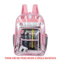 Transparent Shoulder Bag Unisex Fashion Simple Large Capacity Portable Backpacks Multifunctional Waterproof Male Female Knapsack