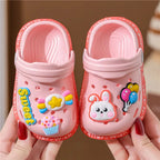 Kids Summer Hole Sandals Soft Cartoon Beach Shoes for Children