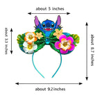2025 New Style Mickey Minnie Ear Headband Sequin Bows Girl Adult Kids Halloween Party Cosplay Hair Accessories Princess Hairband