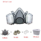 6200 Half Face Dust Mask – 503 5N11 Particle Filters & Goggles Set