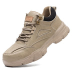 Safety Shoes Men Steel Toe Work Shoes Anti-smash Anti-puncture Indestructible Shoes Protective Boots Tactical Boots