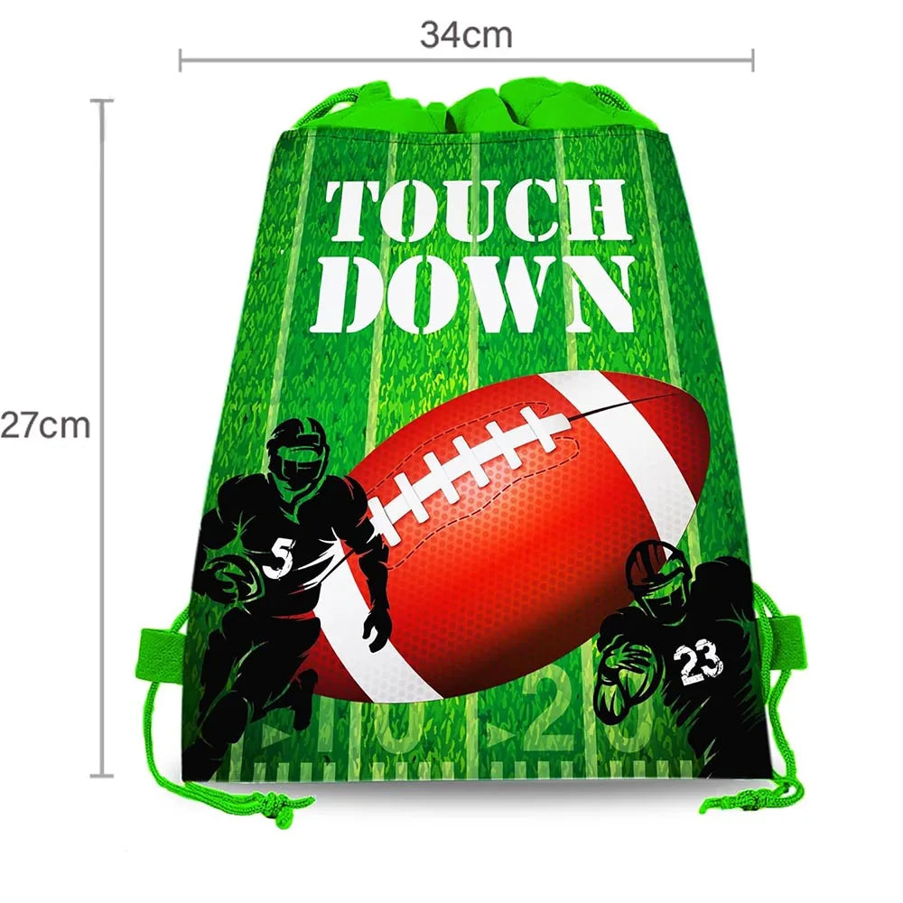 1pc Non Woven Drawstring Bag Birthday Party Gift Bag for Boys Girls Shoulder Storage Bag Multiple Themed Parties to Choose from