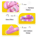 Kids Cartoon Unicorn Slippers Lighted Cute Toddler Shoes