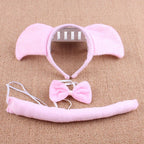 Anime Cute Animal Dress Cosplay Giraffe Frog Tiger Mouse Monkey Costumes Accessory Sweet Headwear Tail Bow Birthday Day Gifts