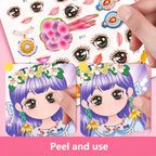 2pcs Princess Sticker Activity Book for Ages 3+ - DIY Magic Dress-Up, Toddler Craft Gift, Birthday Party Favor, Chinese Version