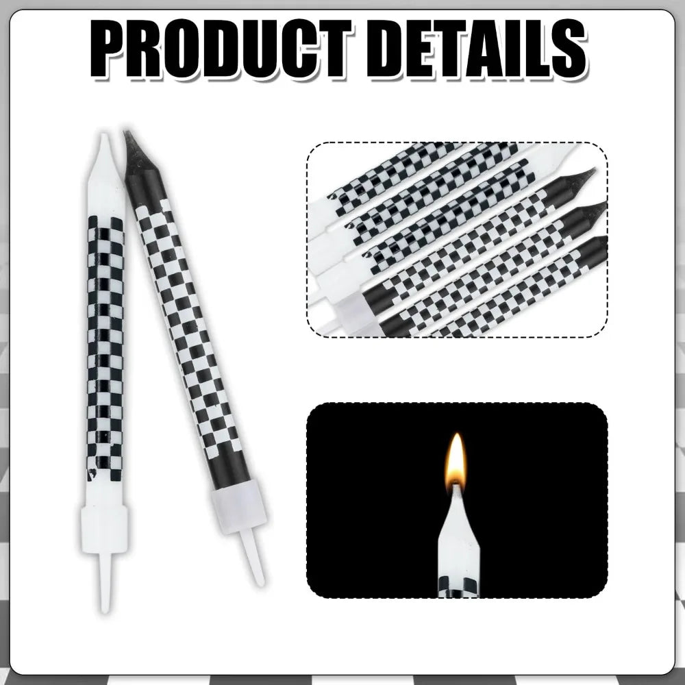 6/12/48pcs/1case Birthday Candles Spiral Cake Candles  Long Thin Cake Candles For Wedding Party And Cake Decoration
