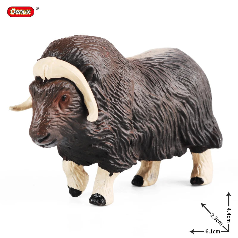 Oenux New Wild Animals Forest Orangutan Pigeon Hedgehog Aardvark Capybara Action Figure Model Figurines PVC Collection Kids Toy