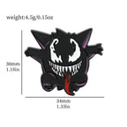 Gengar Cartoon Brooches Anime Enamel Lapel Pins for Backpack Accessories Fans Collection Brooches Jewelry Gift