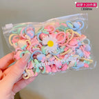 Children's Rubber Band Does Not Hurt The Hair Elastic Girl Head Rope Small Tie Hair Chirp Scrunchies Headdress Baby Accessories