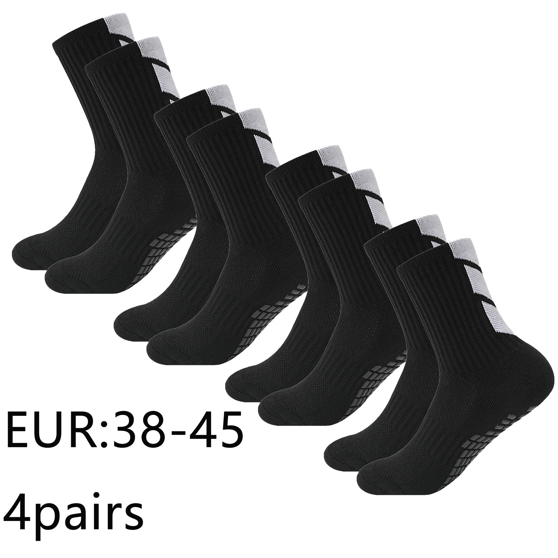 1/4/6/10pairs size38-45mid tubegluedfootball socksfor sports training andcompetition non slip and breathable socks  basketball