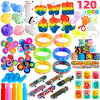 30/60/120 Pcs Popular Fidget Toys Pack Party Favors for Kids Goodie Bags Fillers for Kids Birthday Party, Prizes in Bulk