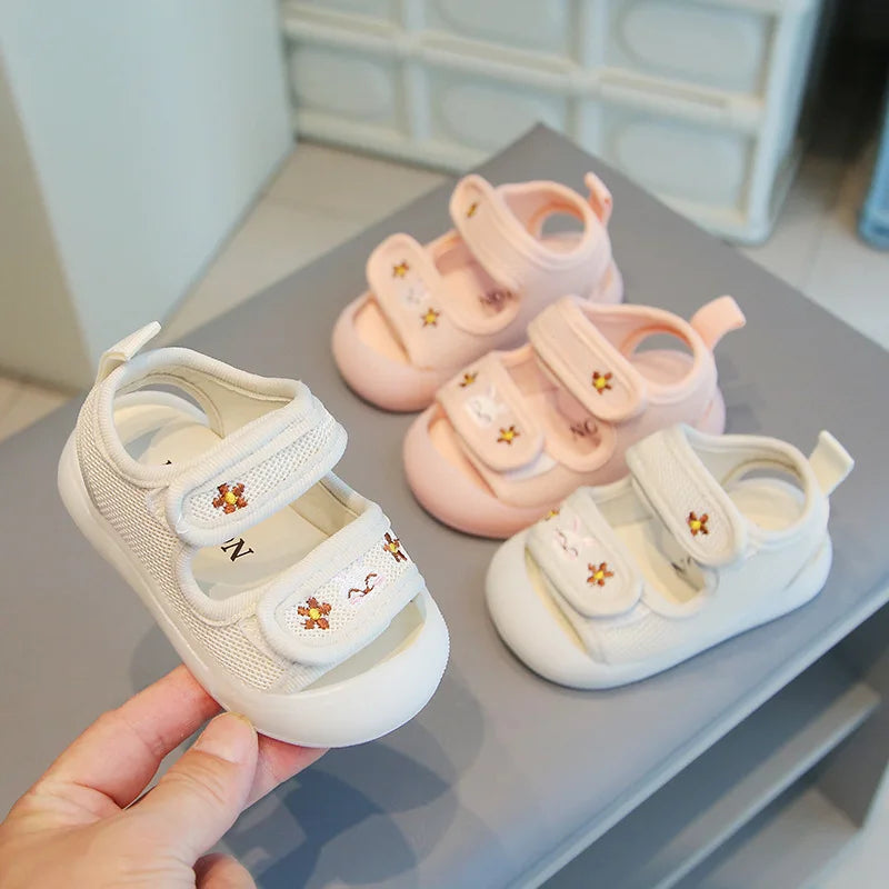 Baby Soft Sole Summer Sandals Breathable Non Slip Walking Shoes