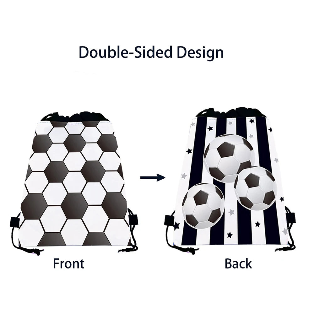 1pc Non Woven Drawstring Bag Birthday Party Gift Bag for Boys Girls Shoulder Storage Bag Multiple Themed Parties to Choose from