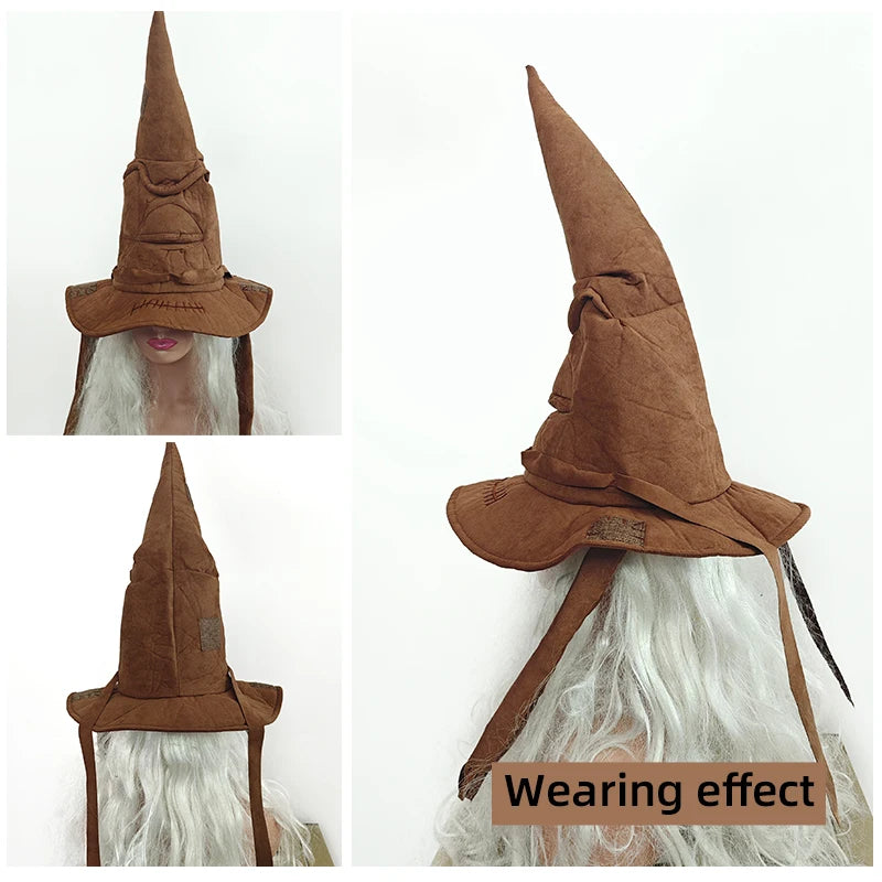 New Halloween Witch Hat Cosplay Costume Accessories [Tree Hat] Wizard Hat