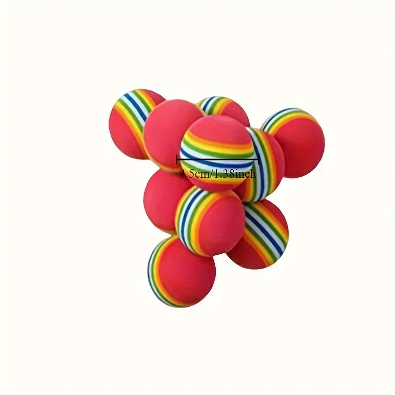 Fun Splash Christmas Party Sports Floating shower Game Toy - Durable EVA Material, Random Color Ball, Perfect for Christmas Fun
