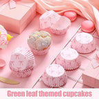 Pink Bow Cupcake Liners Coquette Bow Cupcake Wrappers Baking Cups for Baby Shower Wedding Bridal Showers Birthday Party Decors