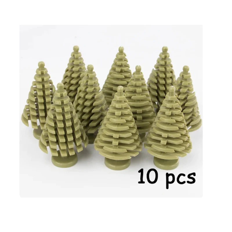 City Plant Building Blocks Accessories for DIY Brick Creations